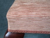 A Mahogany Claw and Ball Cabriole Leg Stool
