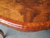 French Burr Walnut Centre Table