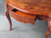 French Burr Walnut Centre Table