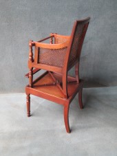 A Victorian Mahogany Hepplewhite Style Childs High Chair
