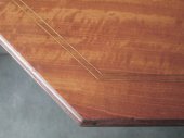 satinwood etagere whatnot display cabinet shelves